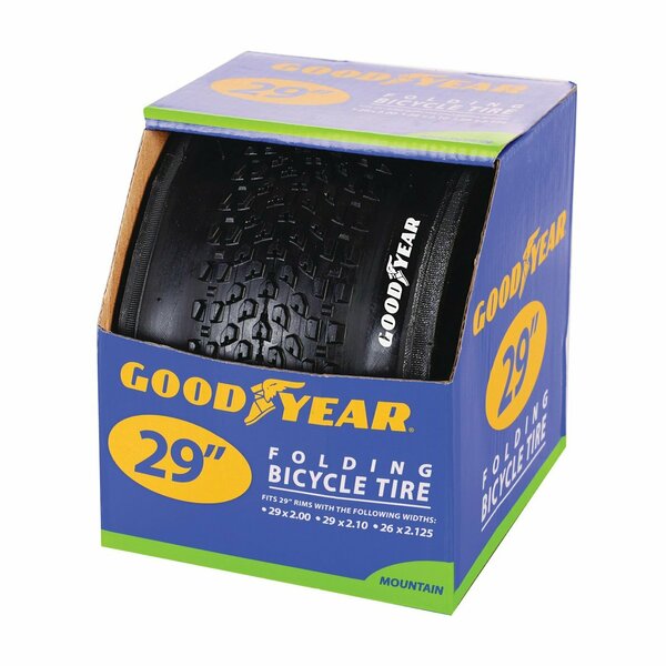 Kent International KENT Mountain Bike Tire, Folding, Black, For: 29 x 2 to 2-1/8 in Rim 91065